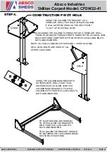 Preview for 10 page of ABSCO SHEDS CPDW33-41 Assembly & Instruction Manual