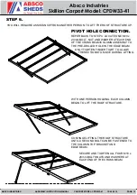 Preview for 12 page of ABSCO SHEDS CPDW33-41 Assembly & Instruction Manual