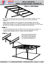 Preview for 13 page of ABSCO SHEDS CPDW33-41 Assembly & Instruction Manual