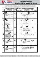 Preview for 4 page of ABSCO SHEDS CPDW50 Assembly & Instruction Manual