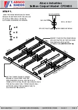 Preview for 7 page of ABSCO SHEDS CPDW50 Assembly & Instruction Manual