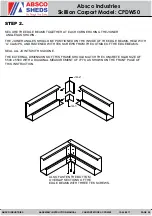 Preview for 8 page of ABSCO SHEDS CPDW50 Assembly & Instruction Manual