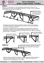 Preview for 9 page of ABSCO SHEDS CPDW50 Assembly & Instruction Manual