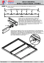 Preview for 11 page of ABSCO SHEDS CPDW50 Assembly & Instruction Manual