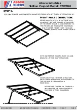 Preview for 12 page of ABSCO SHEDS CPDW50 Assembly & Instruction Manual