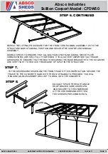 Preview for 13 page of ABSCO SHEDS CPDW50 Assembly & Instruction Manual