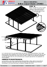 Preview for 15 page of ABSCO SHEDS CPDW50 Assembly & Instruction Manual