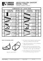 Preview for 3 page of ABSCO SHEDS CPSN2 Manual