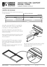 Preview for 11 page of ABSCO SHEDS CPSN2 Manual