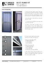 Preview for 11 page of ABSCO SHEDS CYC15 Assembly & Instruction Manual