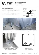 Preview for 17 page of ABSCO SHEDS CYC15 Assembly & Instruction Manual