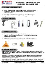 Preview for 2 page of ABSCO SHEDS CYC4560 Assembly Instructions Manual