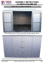 Preview for 6 page of ABSCO SHEDS CYC4560 Assembly Instructions Manual