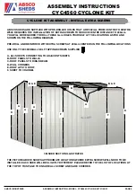 Preview for 9 page of ABSCO SHEDS CYC4560 Assembly Instructions Manual