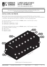 Preview for 14 page of ABSCO SHEDS CYCHK Assembly & Instruction Manual