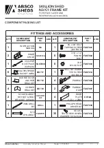 Preview for 4 page of ABSCO SHEDS CYCSKRSK Manual