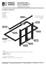 Предварительный просмотр 9 страницы ABSCO SHEDS CYCSKRSK Manual