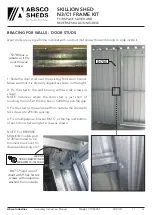 Preview for 13 page of ABSCO SHEDS CYCSKRSK Manual