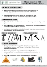 Preview for 2 page of ABSCO SHEDS ECO J23151GECOK Assembly & Instruction Manual