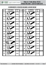 Preview for 4 page of ABSCO SHEDS ECO J23151GECOK Assembly & Instruction Manual