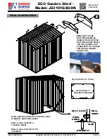 Preview for 20 page of ABSCO SHEDS ECO J23151GECOK Assembly Instructions Manual