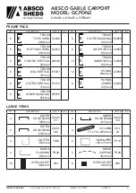 Preview for 3 page of ABSCO SHEDS GCPDN2 Manual