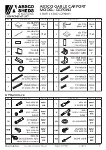 Preview for 4 page of ABSCO SHEDS GCPDN2 Manual