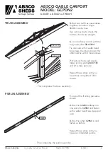 Preview for 8 page of ABSCO SHEDS GCPDN2 Manual