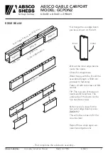 Preview for 9 page of ABSCO SHEDS GCPDN2 Manual