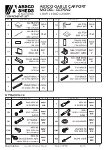 Preview for 4 page of ABSCO SHEDS GCPSN2 Manual