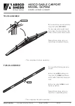 Preview for 8 page of ABSCO SHEDS GCPSN2 Manual