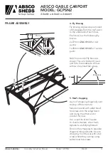 Preview for 13 page of ABSCO SHEDS GCPSN2 Manual