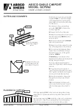 Preview for 16 page of ABSCO SHEDS GCPSN2 Manual