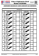 Preview for 4 page of ABSCO SHEDS Highlander Shed 60303HK Assembly Instructions Manual