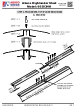 Preview for 11 page of ABSCO SHEDS Highlander Shed 60303HK Assembly Instructions Manual