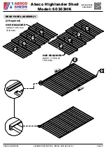 Preview for 17 page of ABSCO SHEDS Highlander Shed 60303HK Assembly Instructions Manual