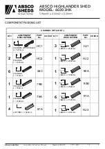 Preview for 5 page of ABSCO SHEDS Highlander Shed 60303HK Manual