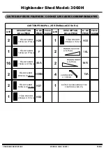 Preview for 4 page of ABSCO SHEDS Highlander Manual