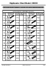 Preview for 7 page of ABSCO SHEDS Highlander Manual