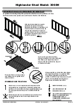 Preview for 12 page of ABSCO SHEDS Highlander Manual