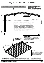 Preview for 21 page of ABSCO SHEDS Highlander Manual