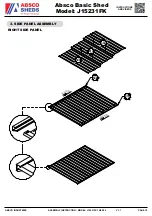 Preview for 12 page of ABSCO SHEDS J15231FK Assembly Instruction Manual