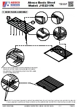 Preview for 16 page of ABSCO SHEDS J15231FK Assembly Instruction Manual