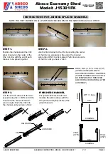 Предварительный просмотр 5 страницы ABSCO SHEDS J15301FK Assembly Instruction Manual