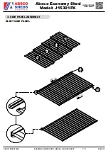 Предварительный просмотр 12 страницы ABSCO SHEDS J15301FK Assembly Instruction Manual