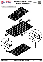 Preview for 13 page of ABSCO SHEDS J15301FK Assembly Instruction Manual