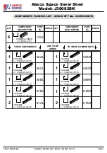 Preview for 3 page of ABSCO SHEDS J30082SK Assembly Instructions Manual