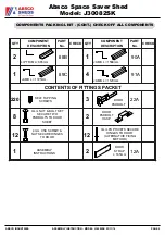 Preview for 5 page of ABSCO SHEDS J30082SK Assembly Instructions Manual