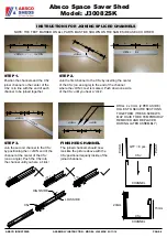 Preview for 6 page of ABSCO SHEDS J30082SK Assembly Instructions Manual