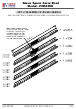 Preview for 7 page of ABSCO SHEDS J30082SK Assembly Instructions Manual